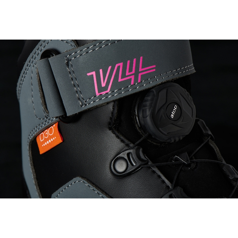 Moteriški motociklininkų batai Furygan V4 Easy D3O Black-Grey-Pink