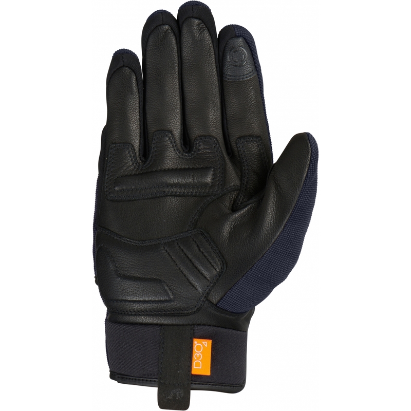 Motociklininko pirštinės Furygan Jet D3O blue-black