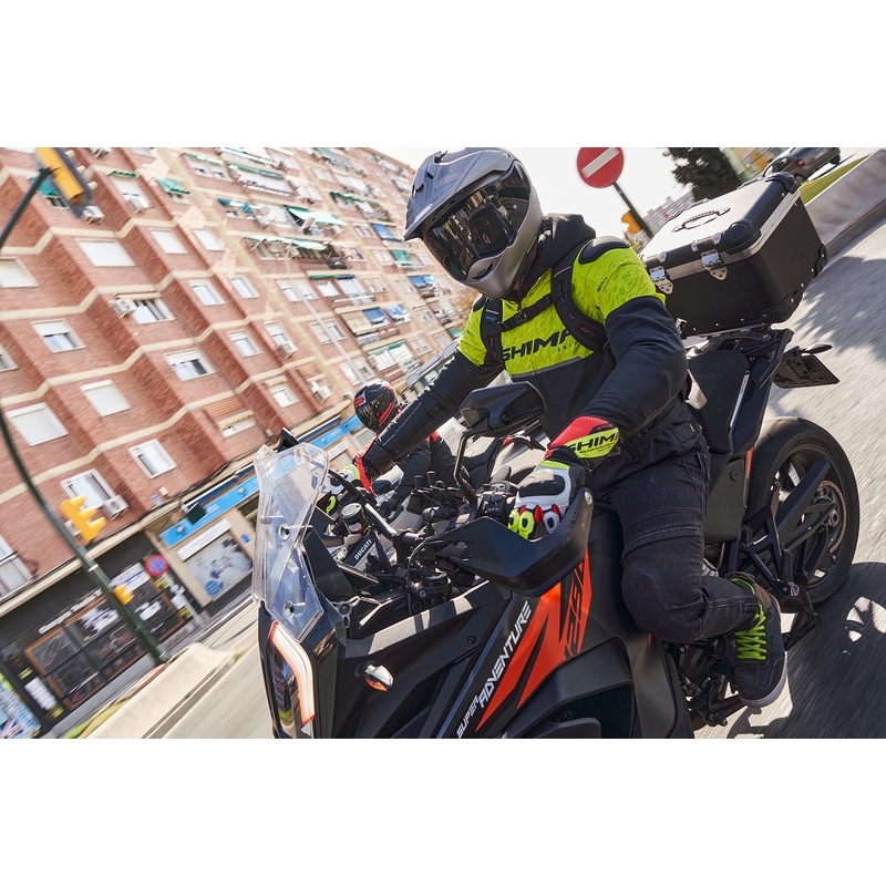 Motociklininko striukė Shima Drift black-fluo yellow