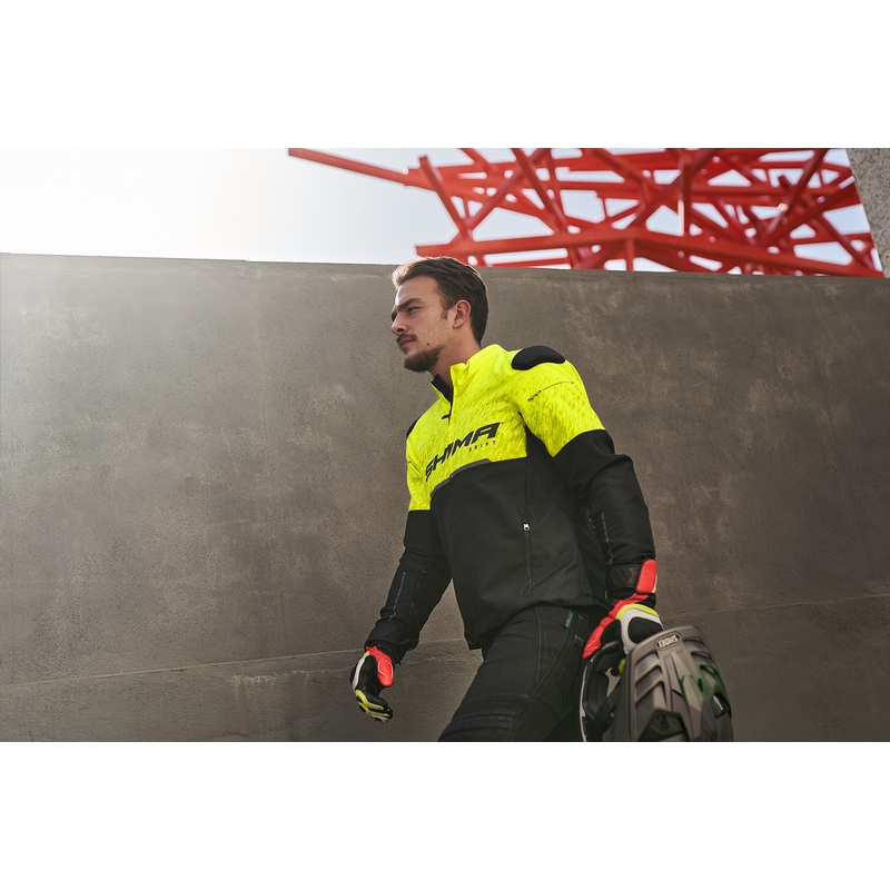 Motociklininko striukė Shima Drift black-fluo yellow