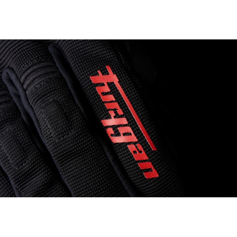 Moteriškos Furygan Jet D3O Black/Red motociklininko pirštinės