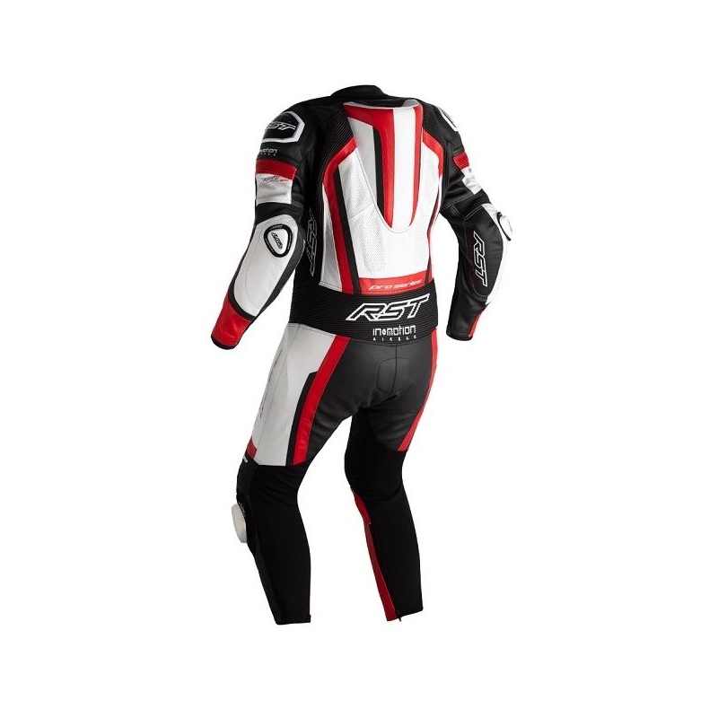 Jednodílná kombinéza na motorku RST Pro Series Airbag černo-bílo-červená výprodej