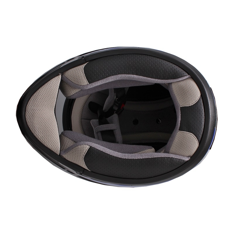 Přilba na motorku Akira Izumi 2207 modrá výprodej