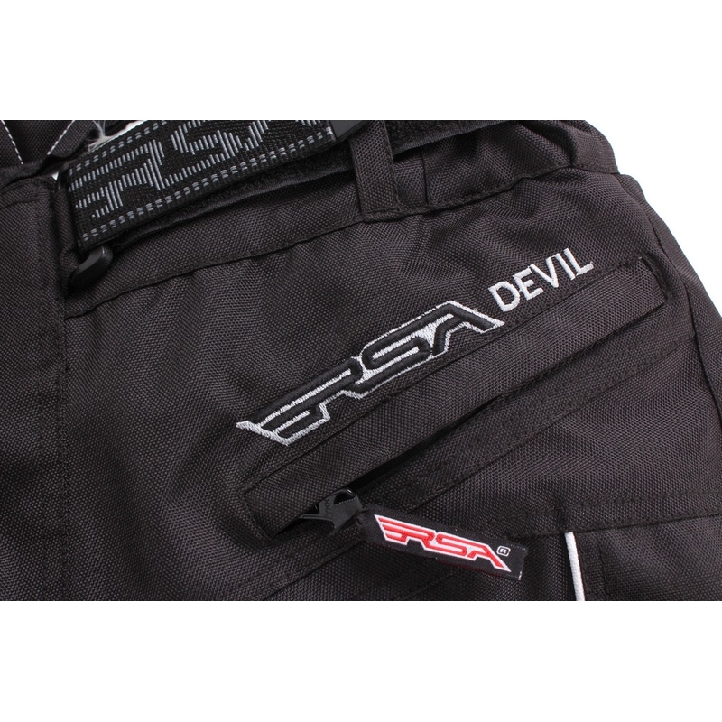 Moto kalhoty RSA Devil pánské černé