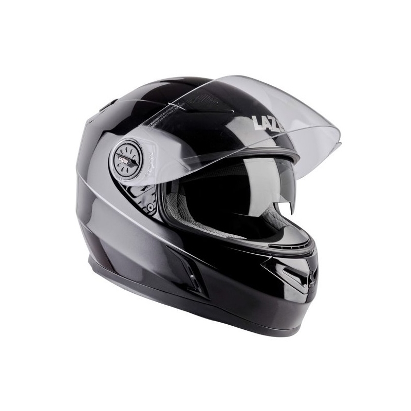 Integruotas motociklininko šalmas "Lazer Bayamo Z-Line", juodas metalas išpardavimas