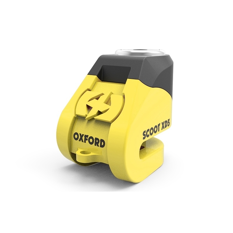 "Oxford Scoot XD5" diskinių stabdžių užraktas - geltonas/juodas
