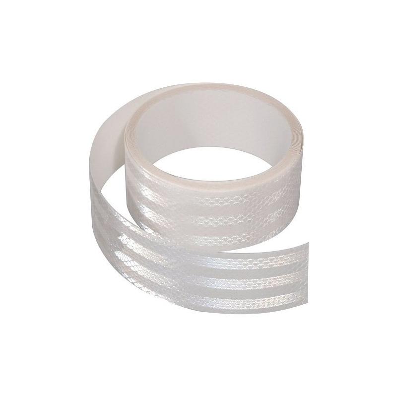 Samolepící páska reflexní 1m x 5cm bílá