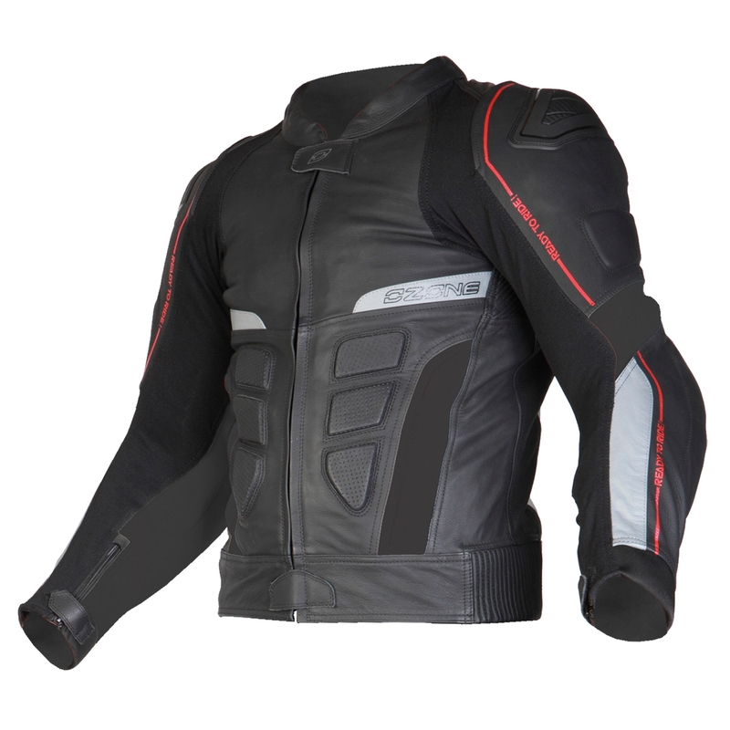 Bunda na motorku Ozone Grip černá