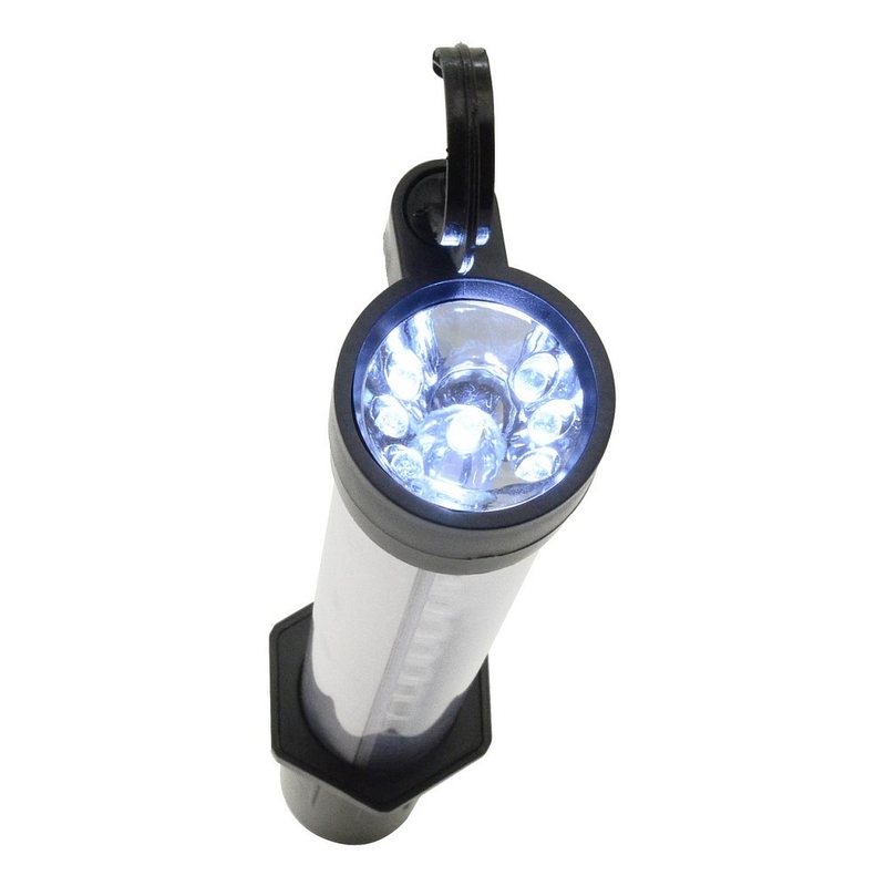 Svítilna montážní 27+7LED nabíjecí 12/220V Li-on 1200mAh