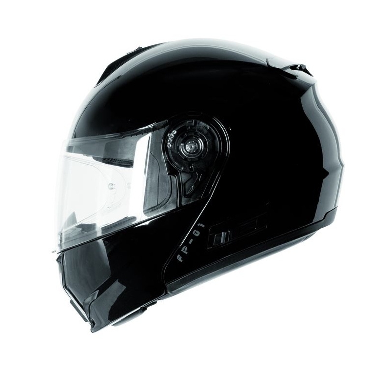 Vyklápěcí přilba na motorku Ozone FP-01 černá lesklá + Pinlock výprodej