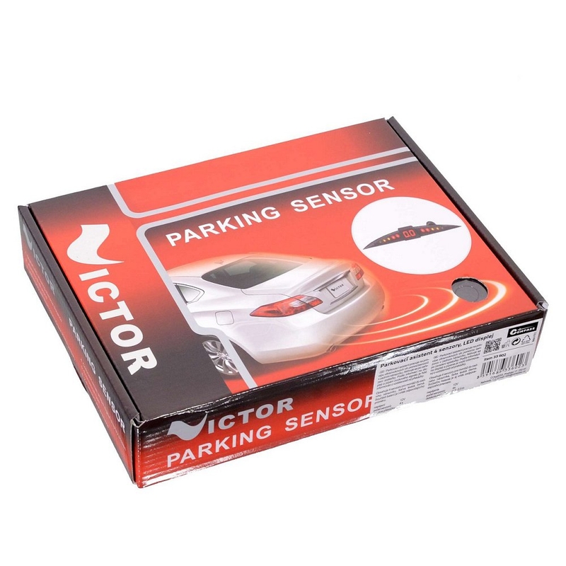 Parkavimo asistentas 4 jutikliai LED ekranas