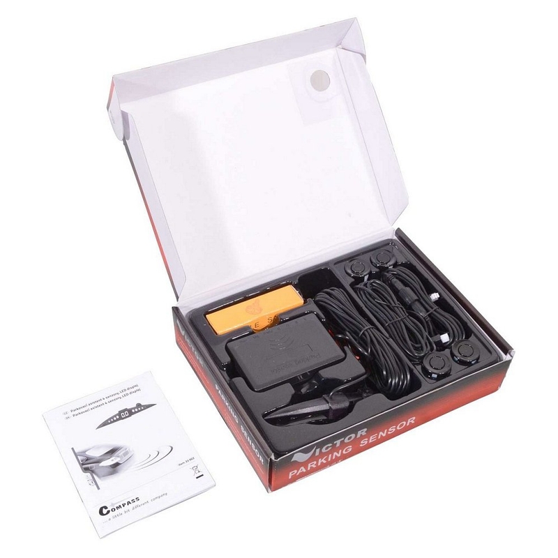 Parkavimo asistentas 4 jutikliai LED ekranas