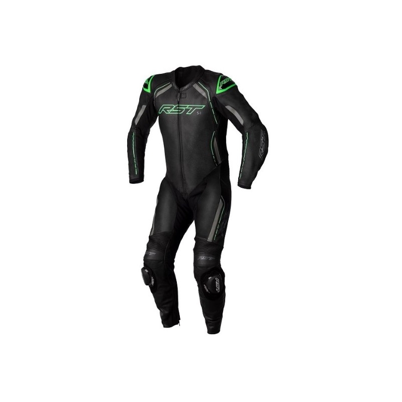 Jednodílná kombinéza na motorku RST S1 CE černo-šedo-fluo zelená výprodej