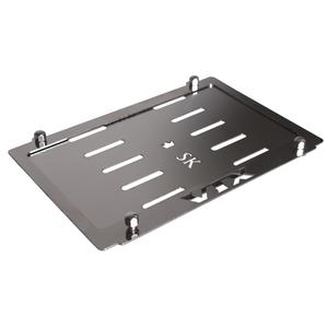 Nerūdijančio plieno poveržlė po valstybinio numerio ženklu VTX