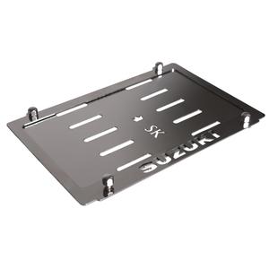 Nerūdijančio plieno poveržlė po valstybinio numerio ženklu Suzuki