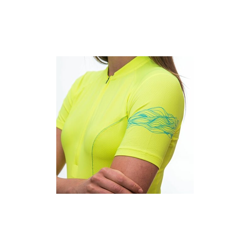 Dámský dres Sensor Coolmax Entry fluo žlutá výprodej