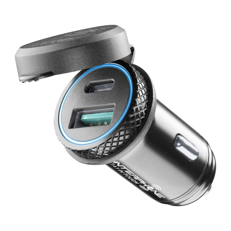 Tarptelefoninis įkrovimo adapteris su USB-C ir USB 4.2 A max jungtimis