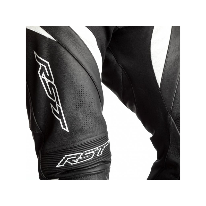 Kalhoty na motorku RST Tractech Evo 4 CE černo-bílé výprodej