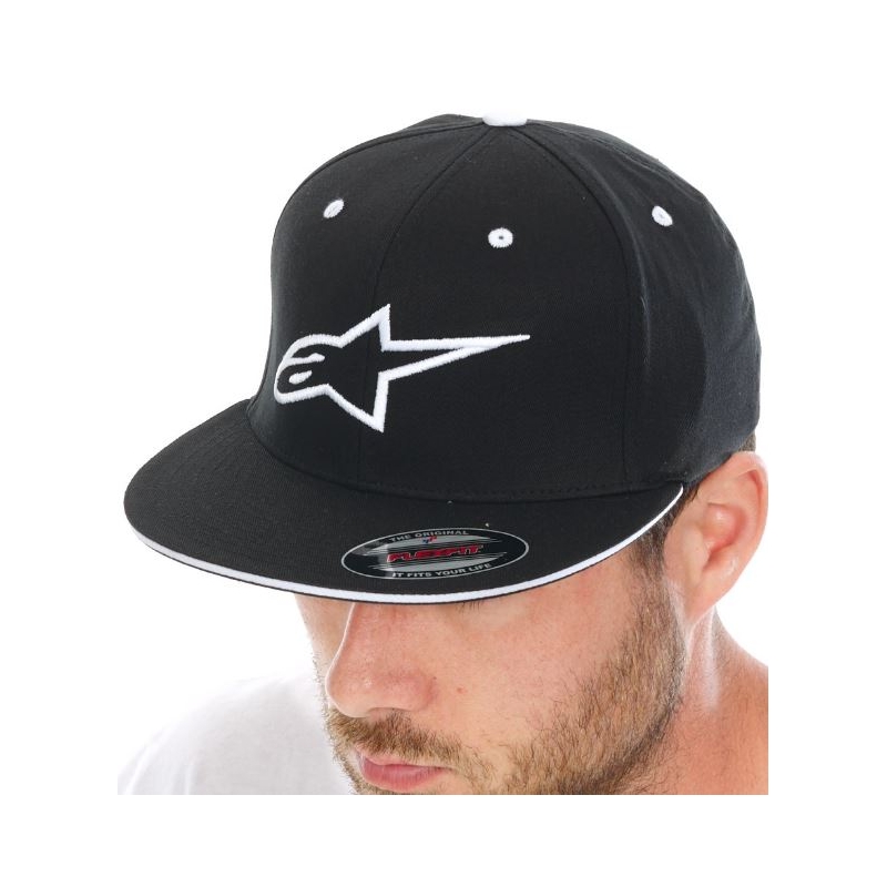 Alpinestars Ageless Flatbill kepurė su snapeliu juodai balta