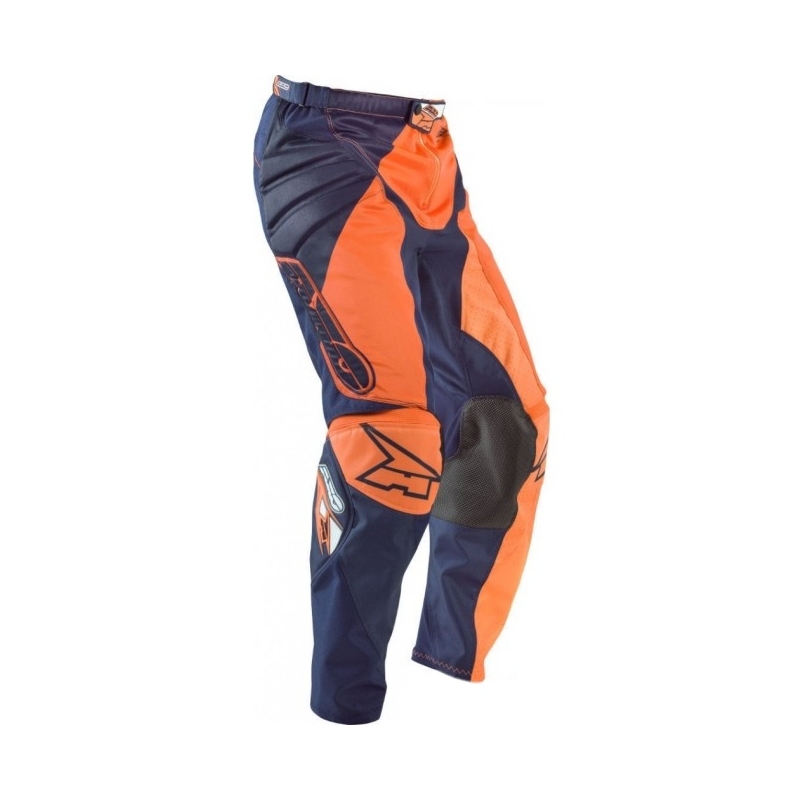 Motokrosové kalhoty AXO Motion 4 modro-oranžové