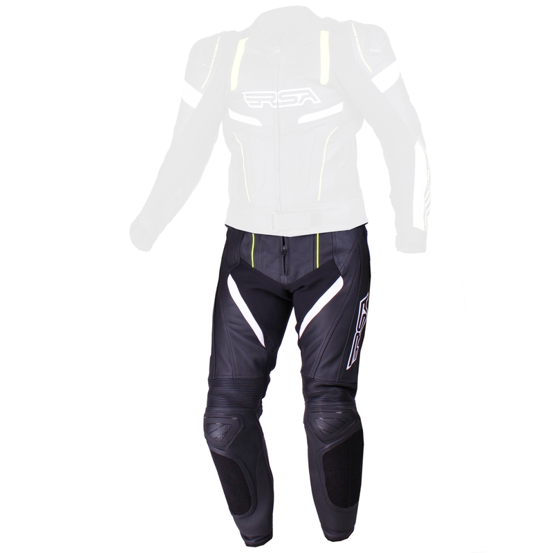 Pánské kalhoty RSA Speedway černo-bílo-fluo žluté výprodej