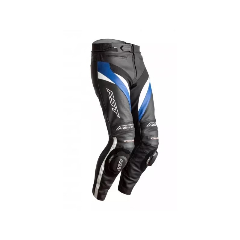 Kalhoty na motorku RST Tractech Evo 4 CE černo-bílo-modré výprodej