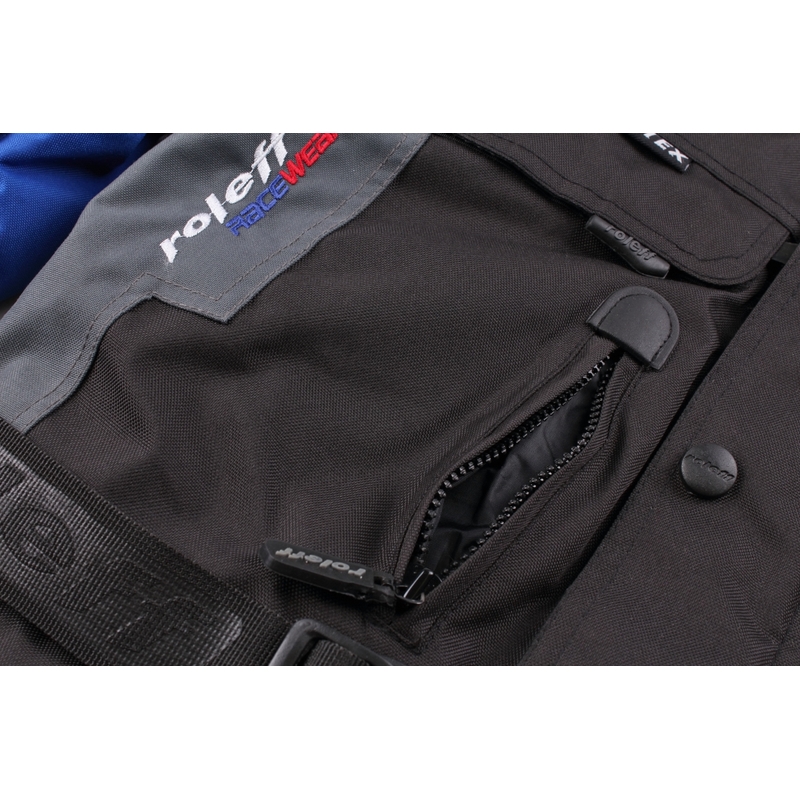 Roleff Liverpool juodai mėlyna motociklininko striukė