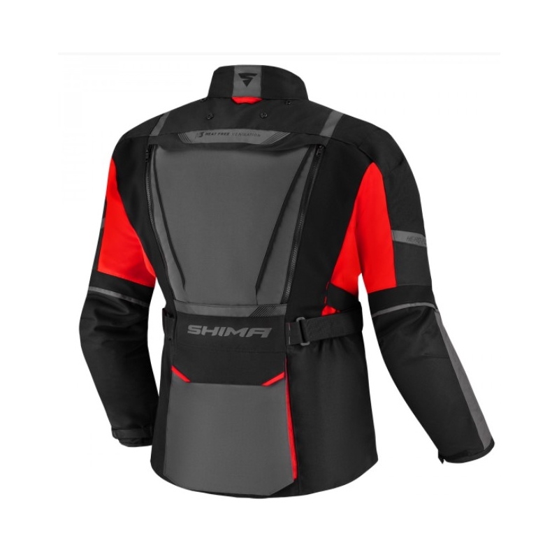 Motociklininko striukė Shima Hero 2.0 black-grey-red