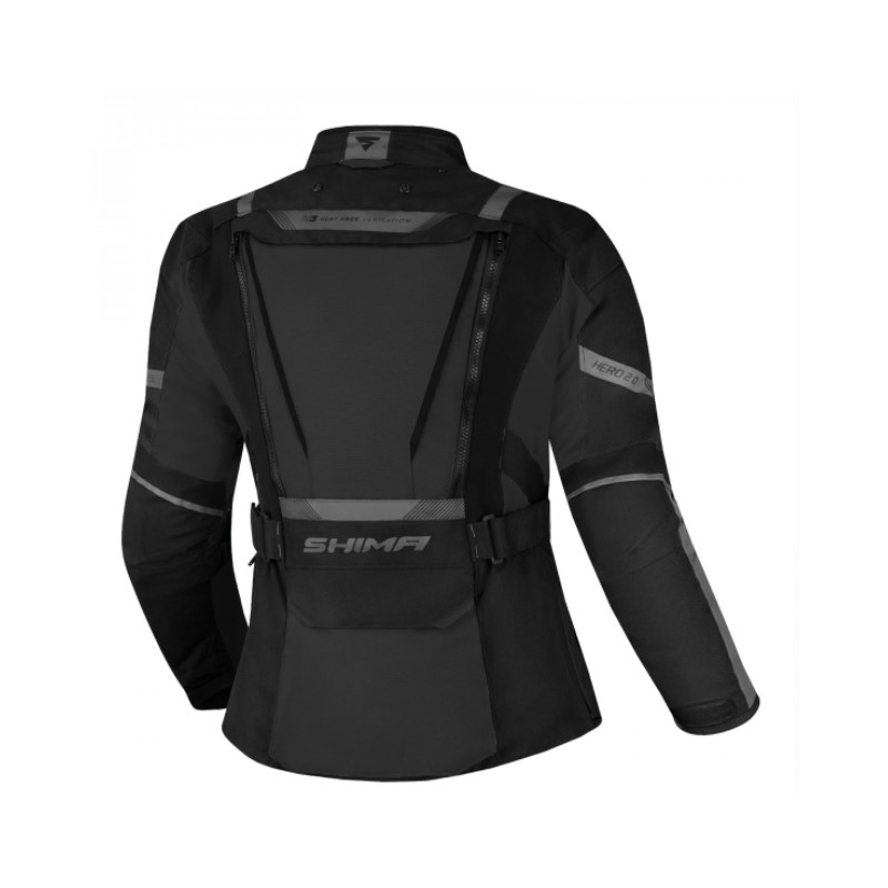 "Shima Hero 2.0" moteriška motociklininko striukė Black