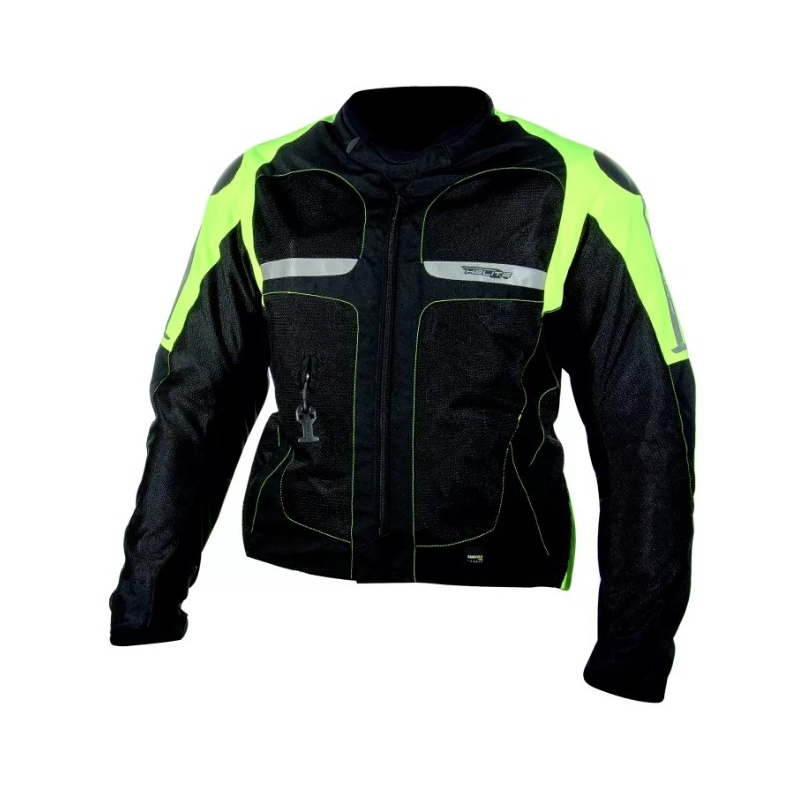 Oro pagalvių striukė HELITE Vented juoda-fluo geltona