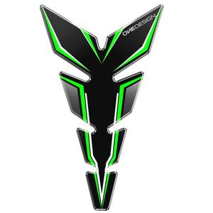 Degalų bako dangtelis Spausdinti - Moon Slim fluo green