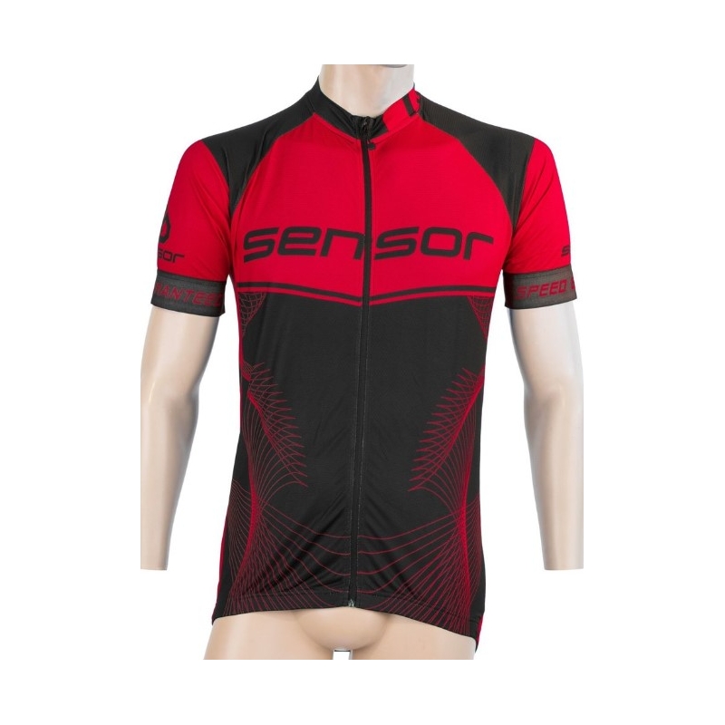 Dres Sensor Team Up černo-červený - krátký rukáv výprodej