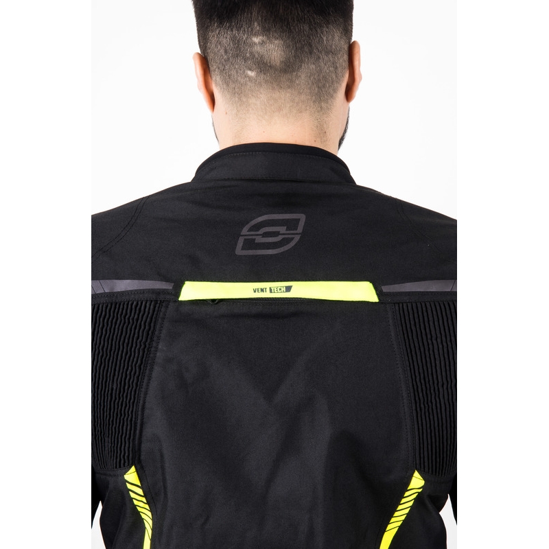 Motociklininko striukė Ozone Delta IV black-fluo yellow