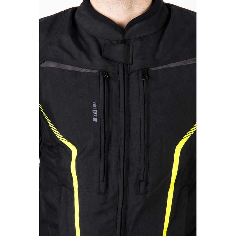 Motociklininko striukė Ozone Delta IV black-fluo yellow