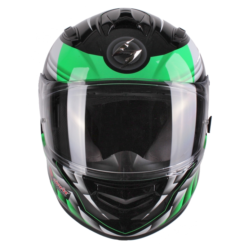 Moto integrální přilba Scorpion EXO-510 Air Scale černo-zelená výprodej