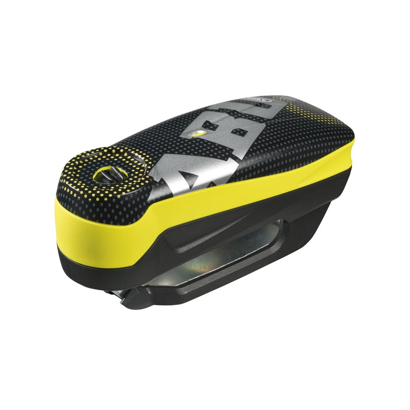 Zámek s alarmem na kotouč Abus Detecto 7000 RS1 žlutý