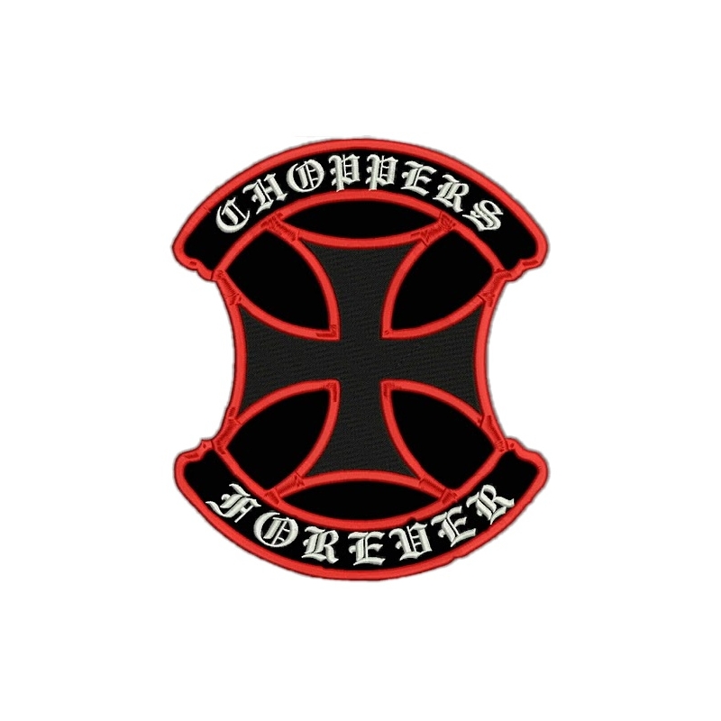 Patch Choppers skydas raudonas