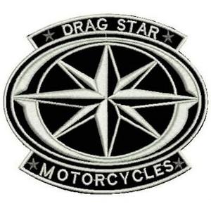 Pleistras "Drag Star" motociklai - didelis