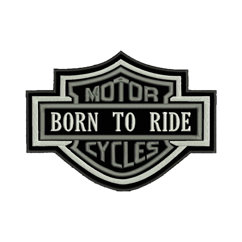 "Patch Motor Cycles" pilka - didelė