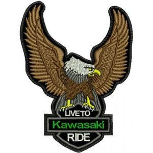 "Eagle Live" į "Kawasaki" pleistrą