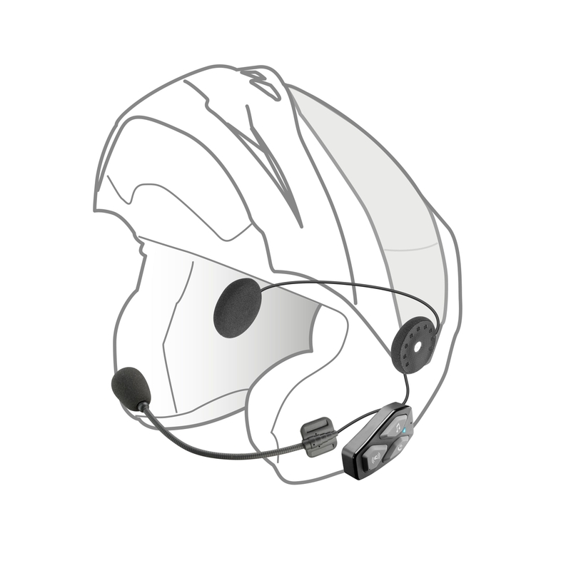 "Bluetooth" ausinės "Interphone U-COM3", viena pakuotė