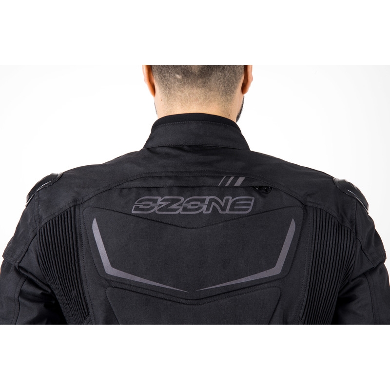 Ozone Pulse juodai pilka motociklininko striukė