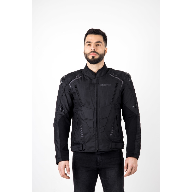 Ozone Pulse juodai pilka motociklininko striukė