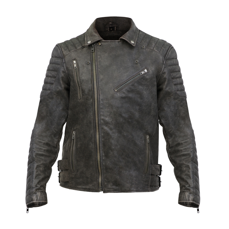 BROGER Ohio Vintage ruda motociklininko striukė išpardavimas