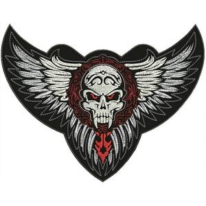 Applique Sparnai su ornamentu - dideli