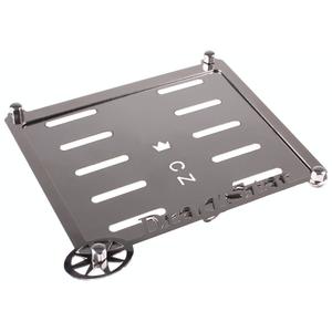 Nerūdijančio plieno pagalvėlė po CZ valstybinio numerio ženklu "Drag Star