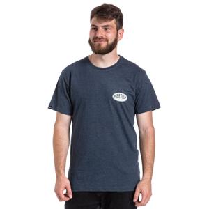 Marškinėliai Meatfly Ride Till Death tamsiai mėlyni išpardavimas