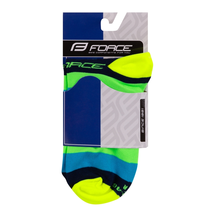 Ponožky FORCE Sprocket žluté výprodej