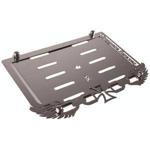 Nerūdijančio plieno pagalvėlė SK valstybinio numerio ženklui "Silver Wings