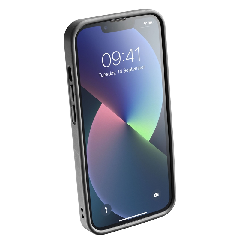 Apsauginis dangtelis "Interphone QUIKLOX", skirtas "Apple iPhone 13", juodas